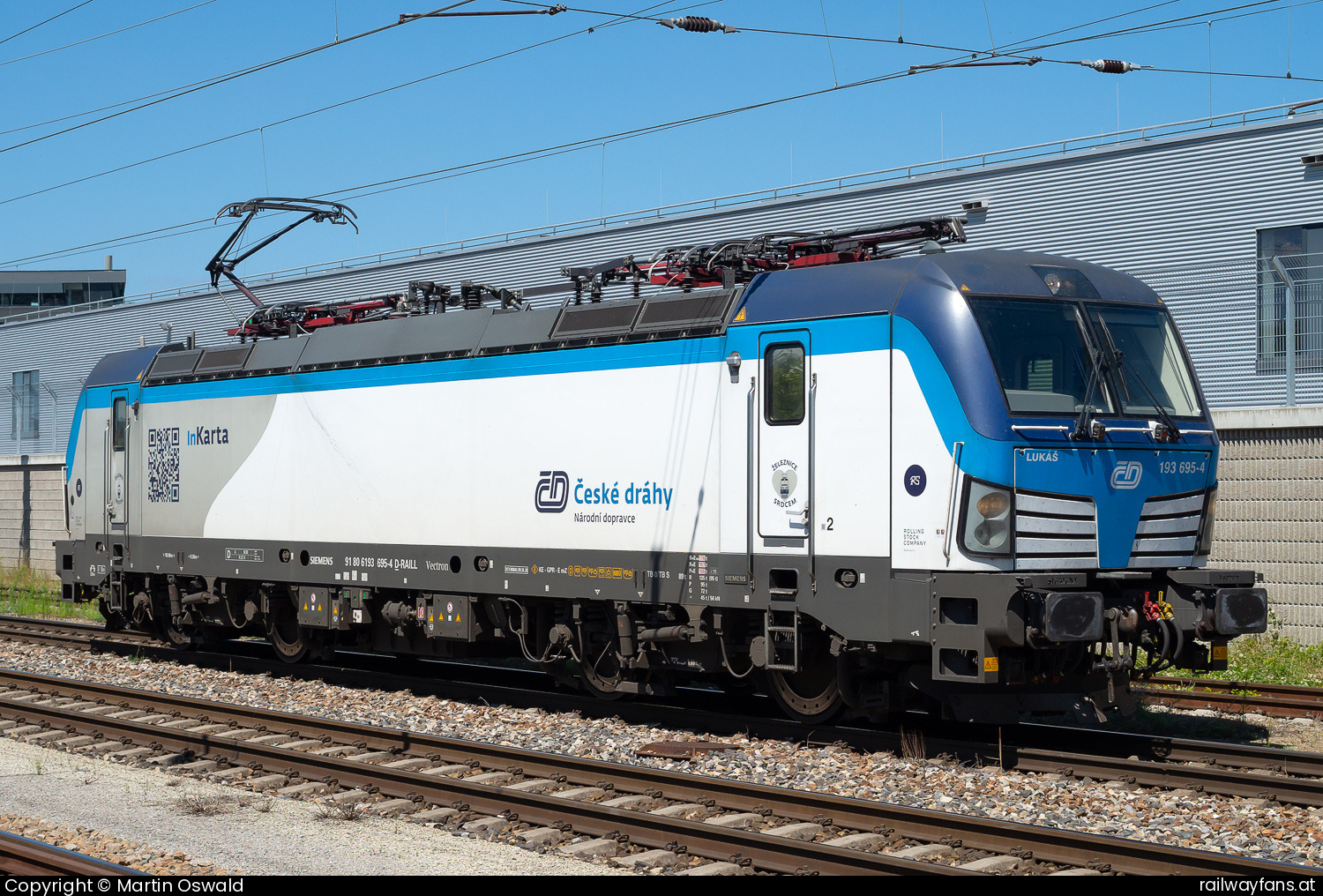 CD Cargo 193 695 in Prackenbach Donauländebahn Railwayfans