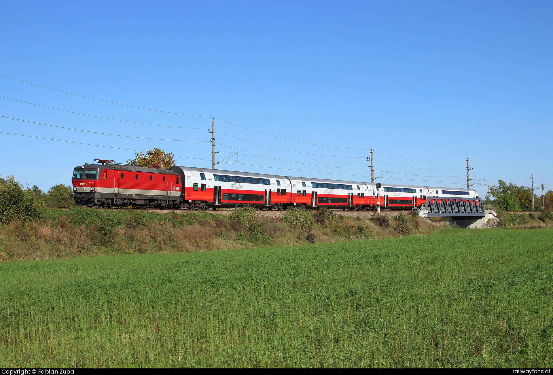 ÖBB 1144 257 in Hadersdorf am Kamp  Railwayfans