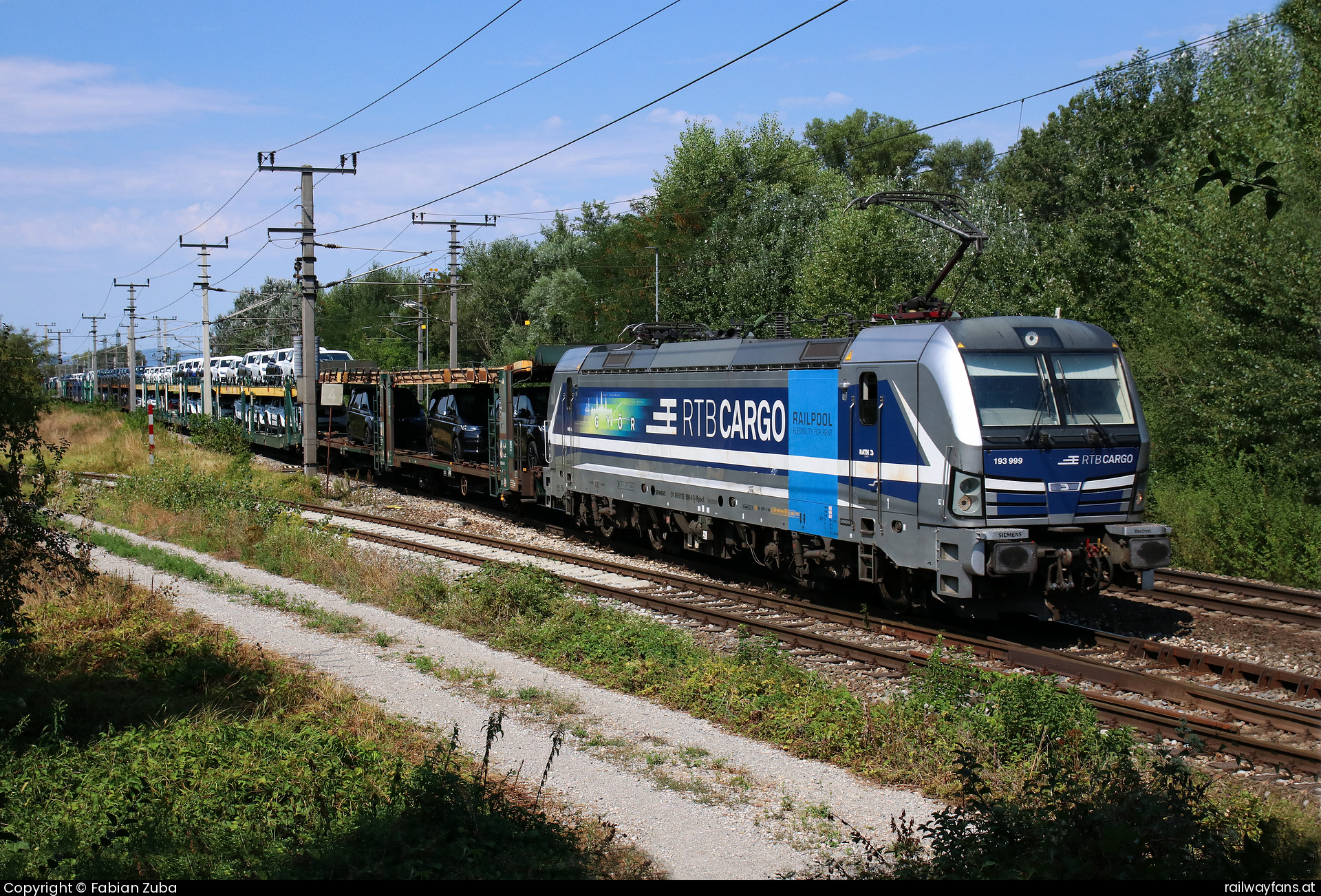 RTB Cargo 193 999 in Götzendorf a.d. Leitha mit dem G 47143  Railwayfans