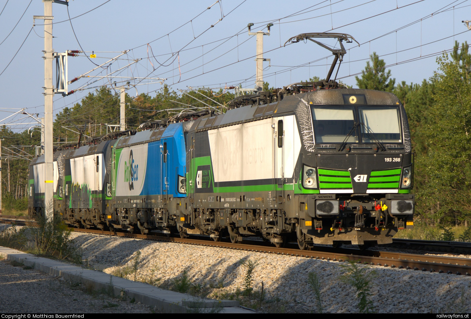 ELL 193 268 in Üst Wiener Neustadt Hbf 2 Südbahn | Wien Hbf -  Spielfeld Straß Railwayfans