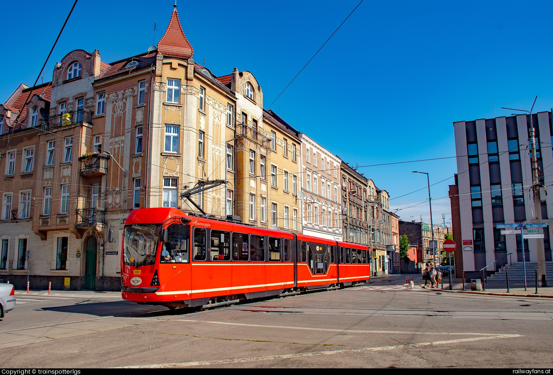 Tramwaje Śląskie 900 in Prackenbach - Tramwaje Śląskie 900 spotted in Bytom - Jagiellońska   Railwayfans