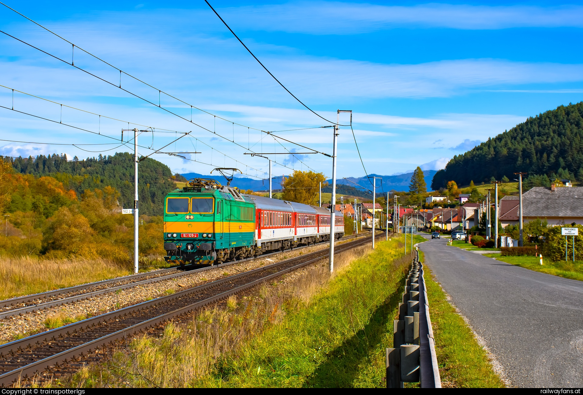 ZSSK 163 109 in Markušovce - ZSSK 163 109 spotted in Matejovce n.Hornádom
   Railwayfans