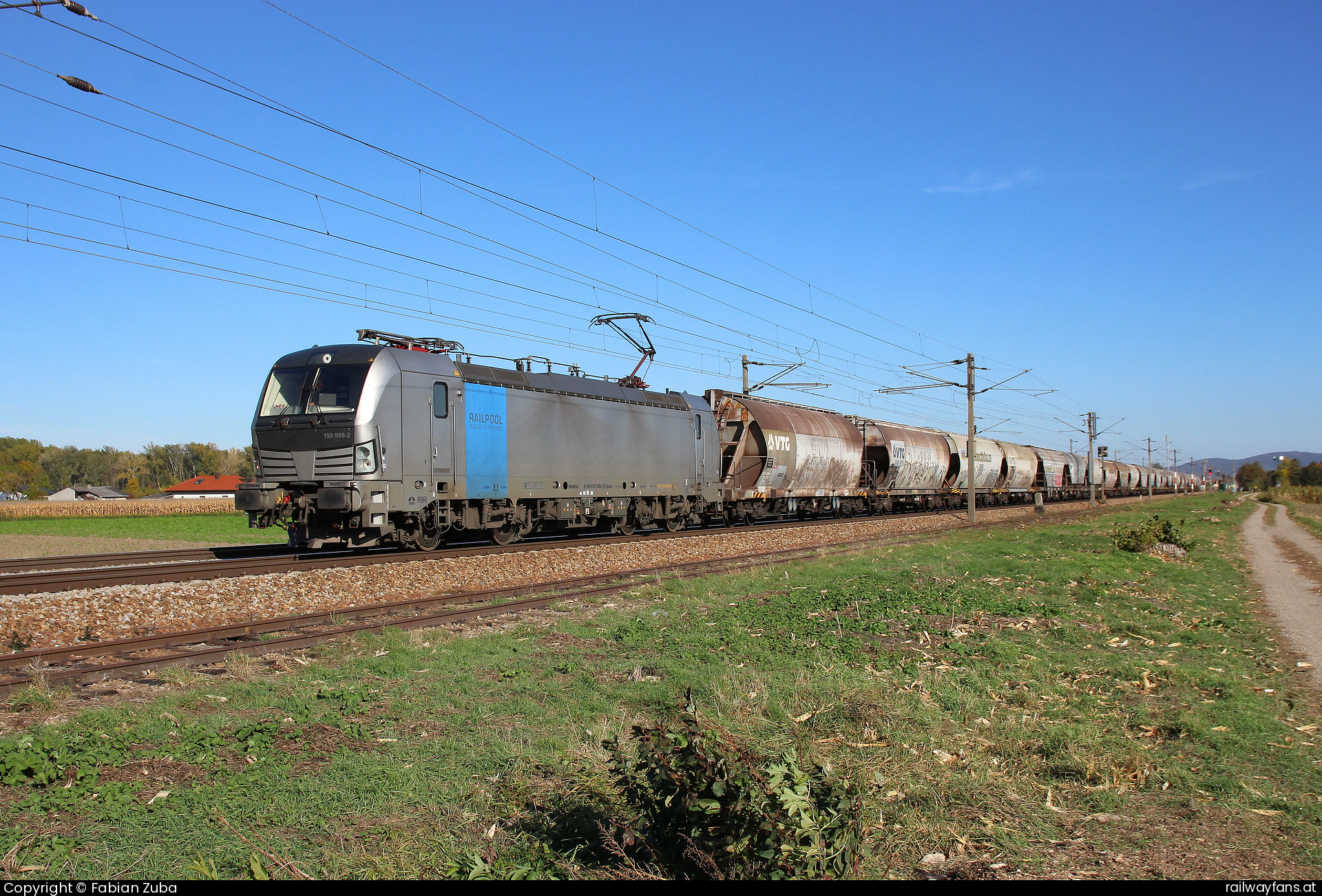 Railpool 193 998 in Langenlebarn - Oberaigen  Railwayfans