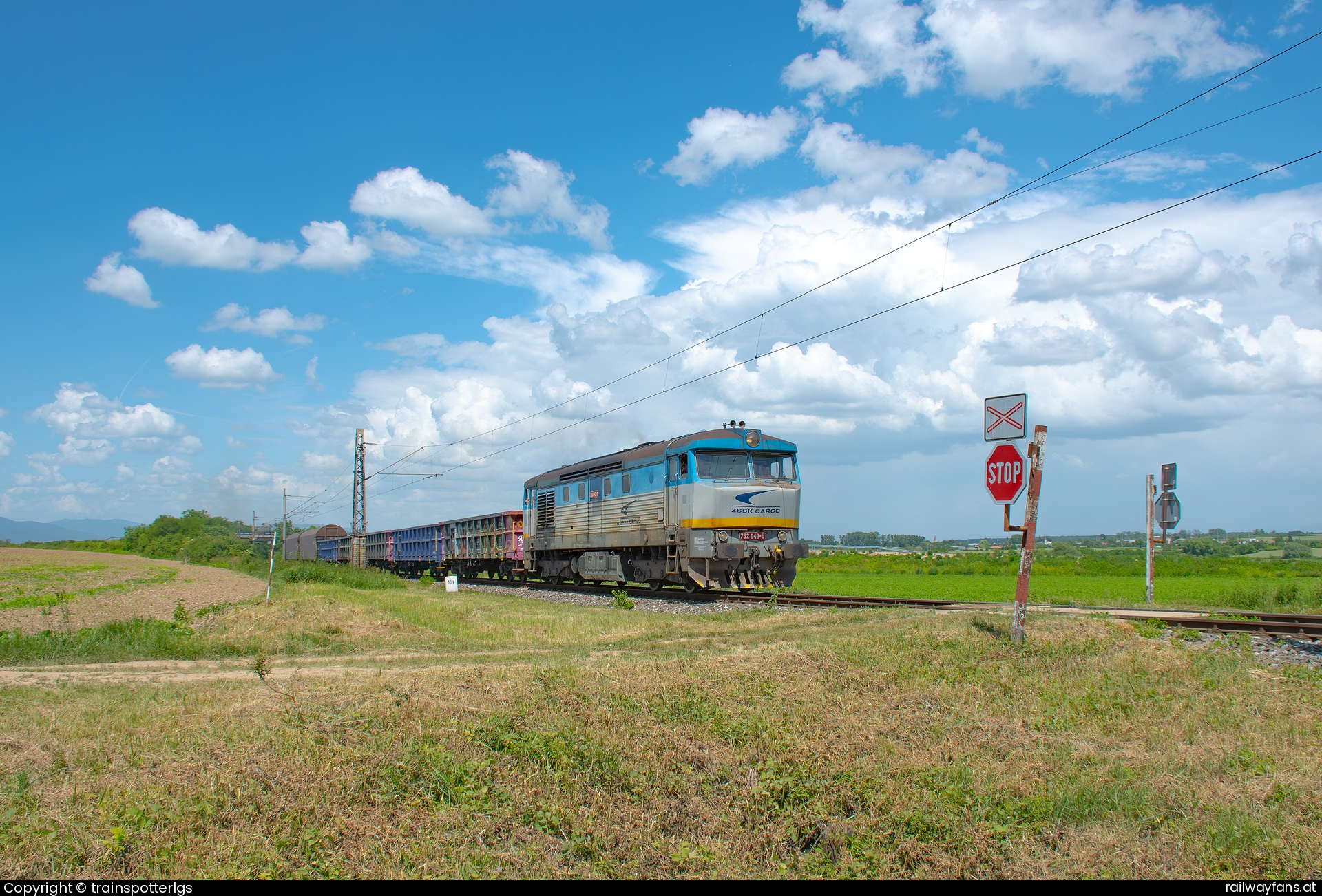 ZSSK Cargo 752 043 in Stanča - ZSSKC 752 043 spotted near Upor   Railwayfans