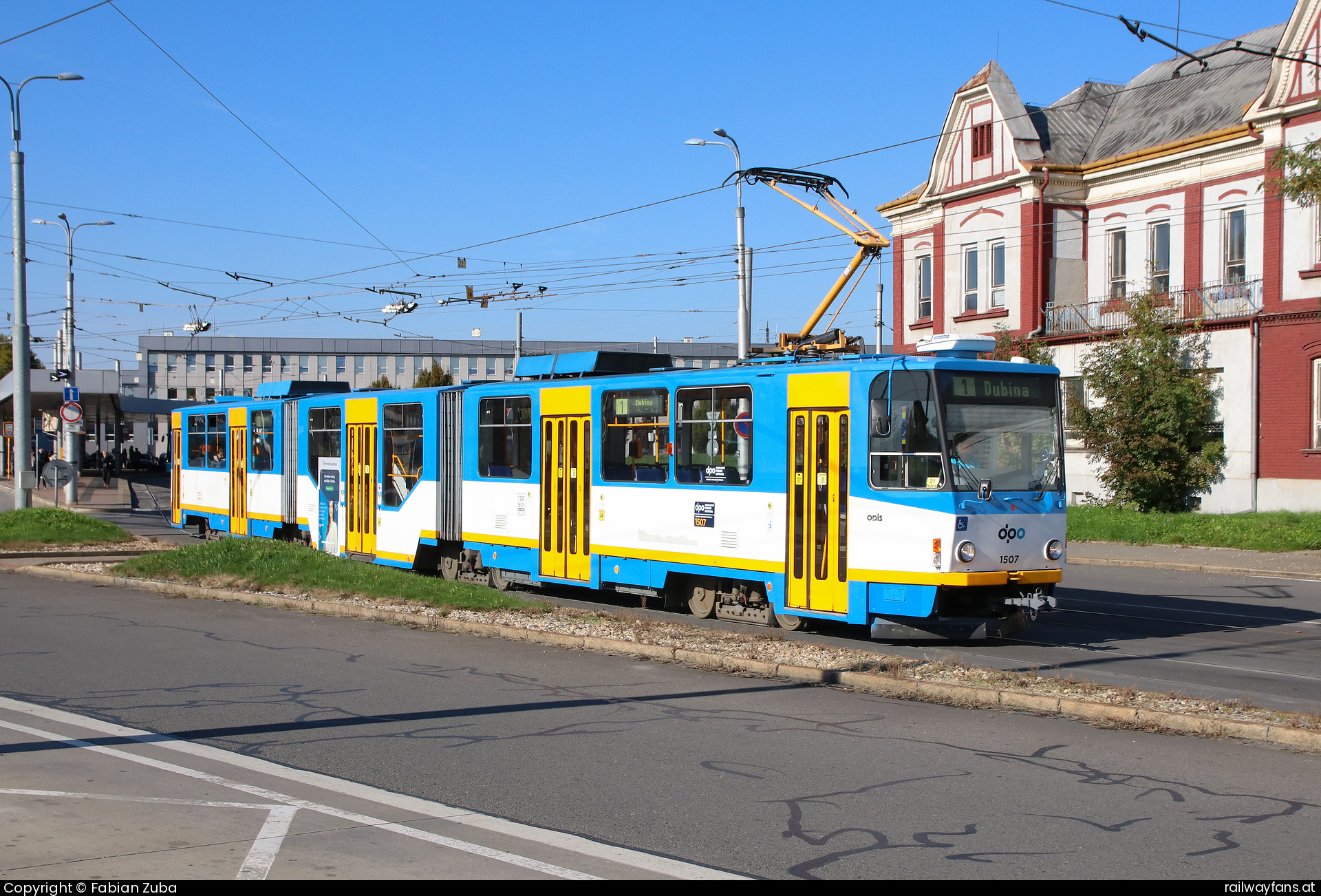 Dopravní podnik Ostrava 1507 in Ostrava hl.n.  Railwayfans