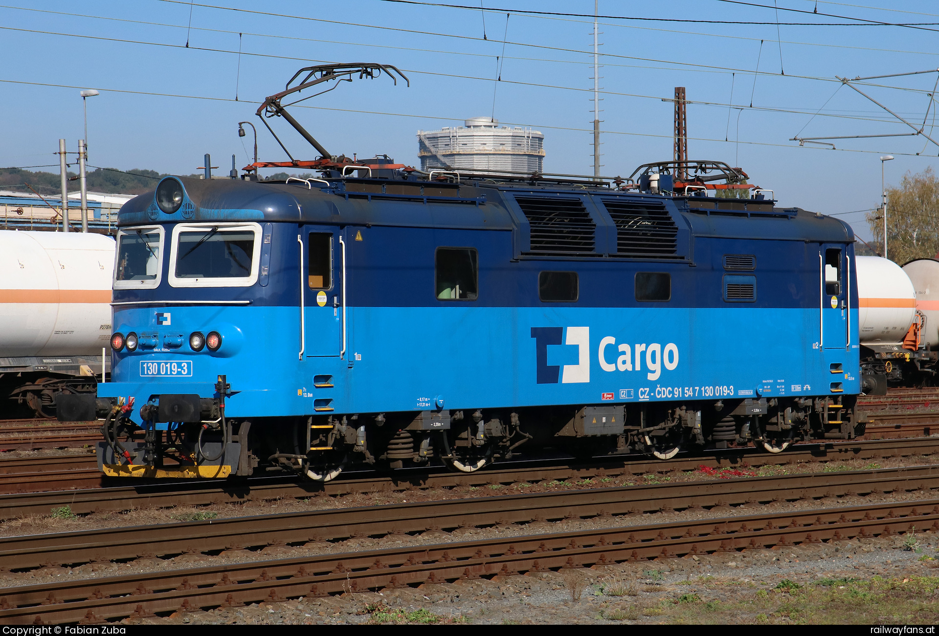 CD Cargo 130 019 in Ostrava hl.n.  Railwayfans