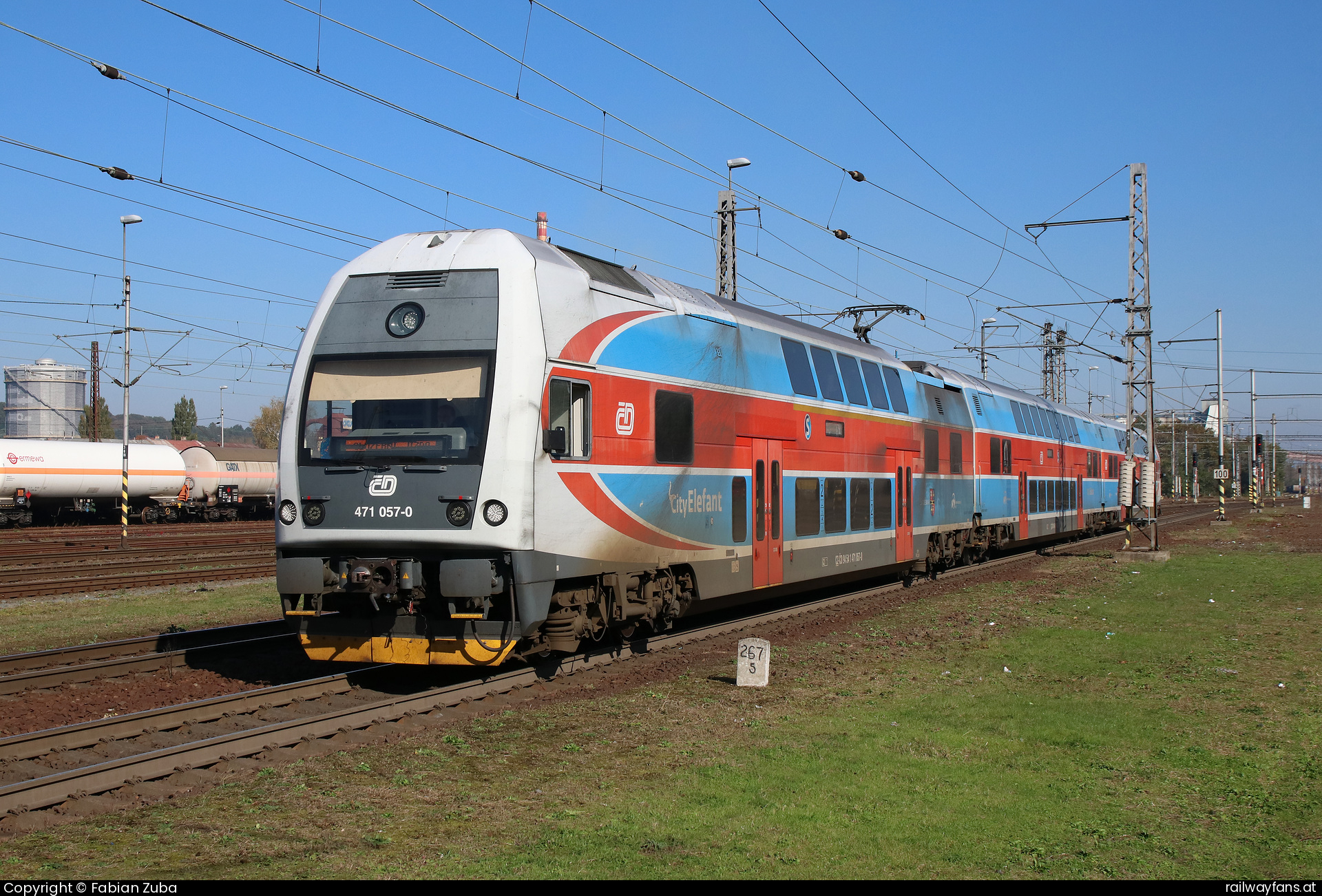 České dráhy 471 057 in Ostrava hl.n. mit dem Leerpersonenzug  Railwayfans