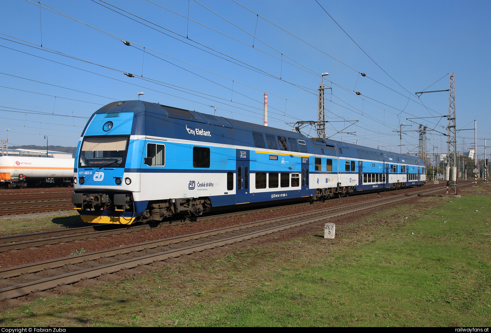 České dráhy 471 083 in Ostrava hl.n. mit dem Os 2934  Railwayfans