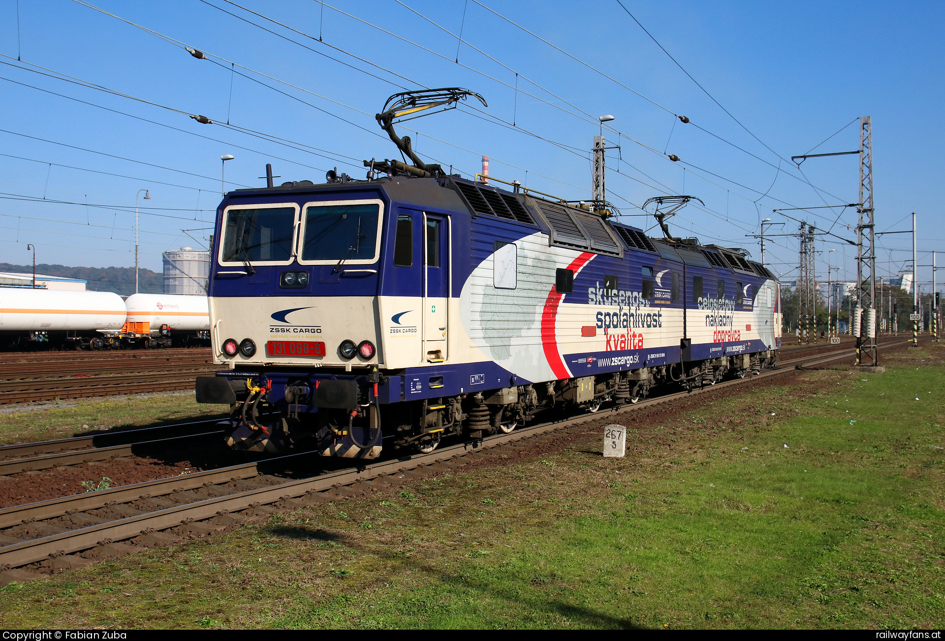 ZSSK Cargo 131 098 in Ostrava hl.n.  Railwayfans