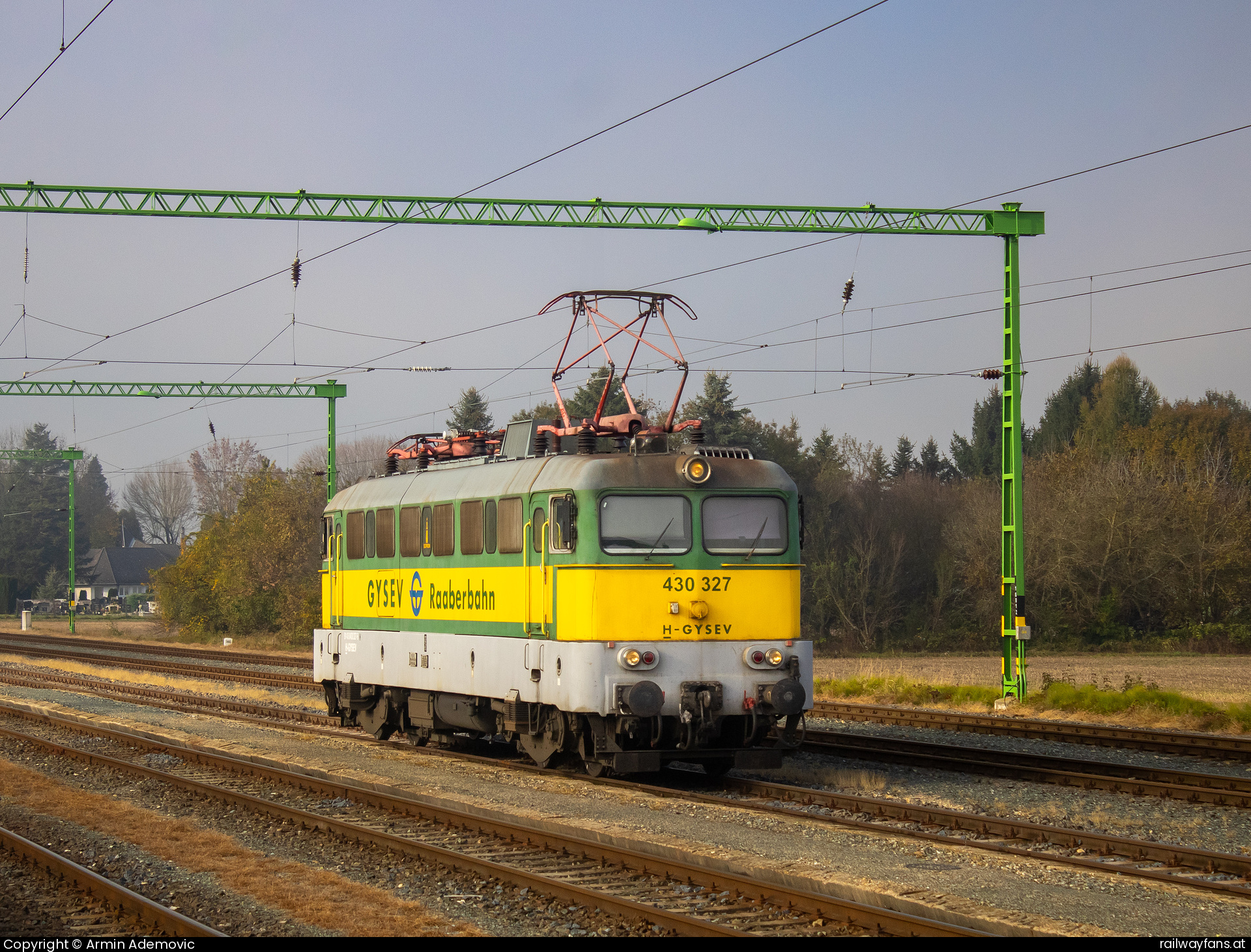 GYSEV 430 327 in Szentgotthárd  Railwayfans