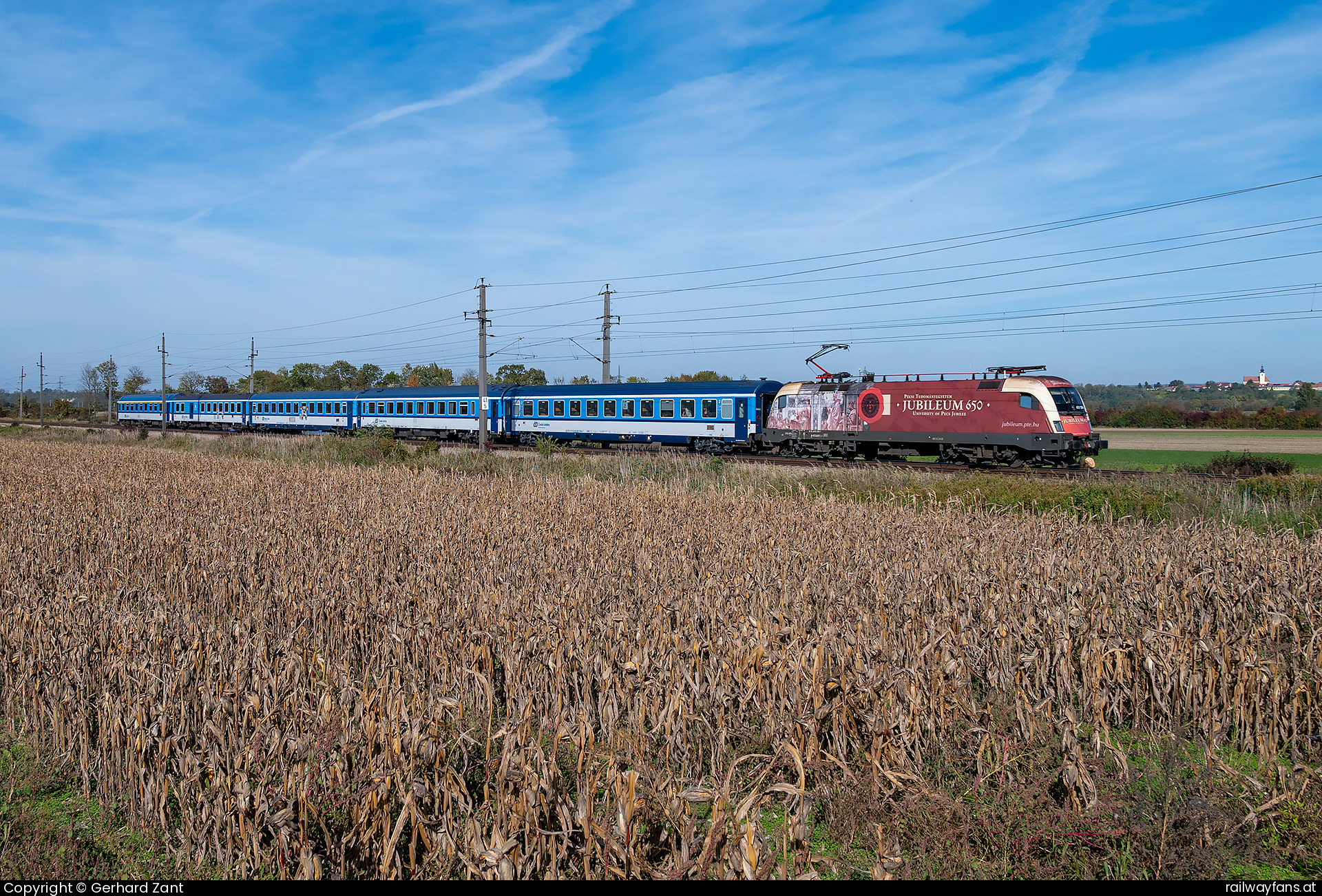 MÁV-START 470 004 in Starnwörth mit dem REX 321  Railwayfans