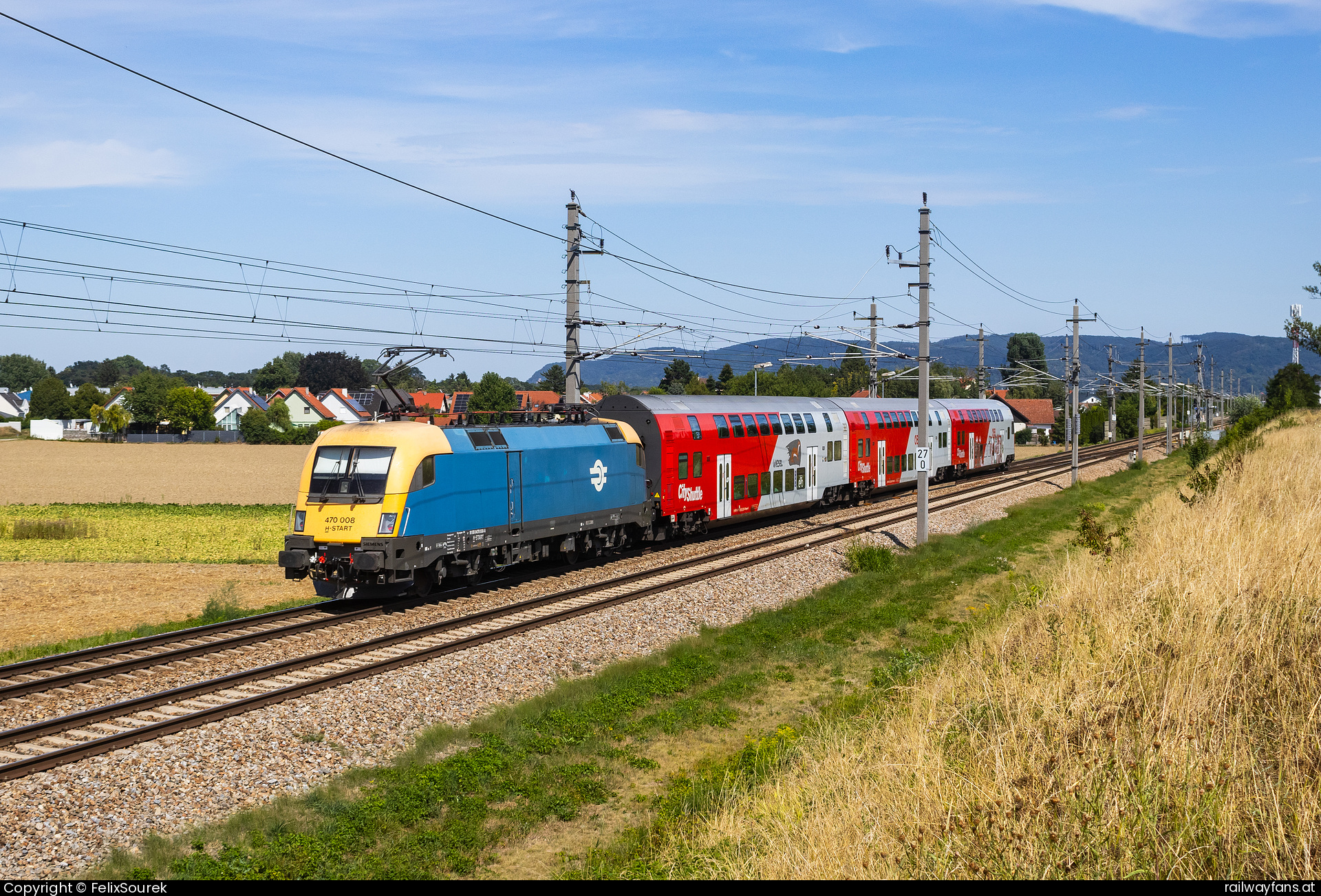 MÁV-START 470 008 in Wipfing Franz-Josefsbahn | Wien FJB - Ceske Velenice Railwayfans