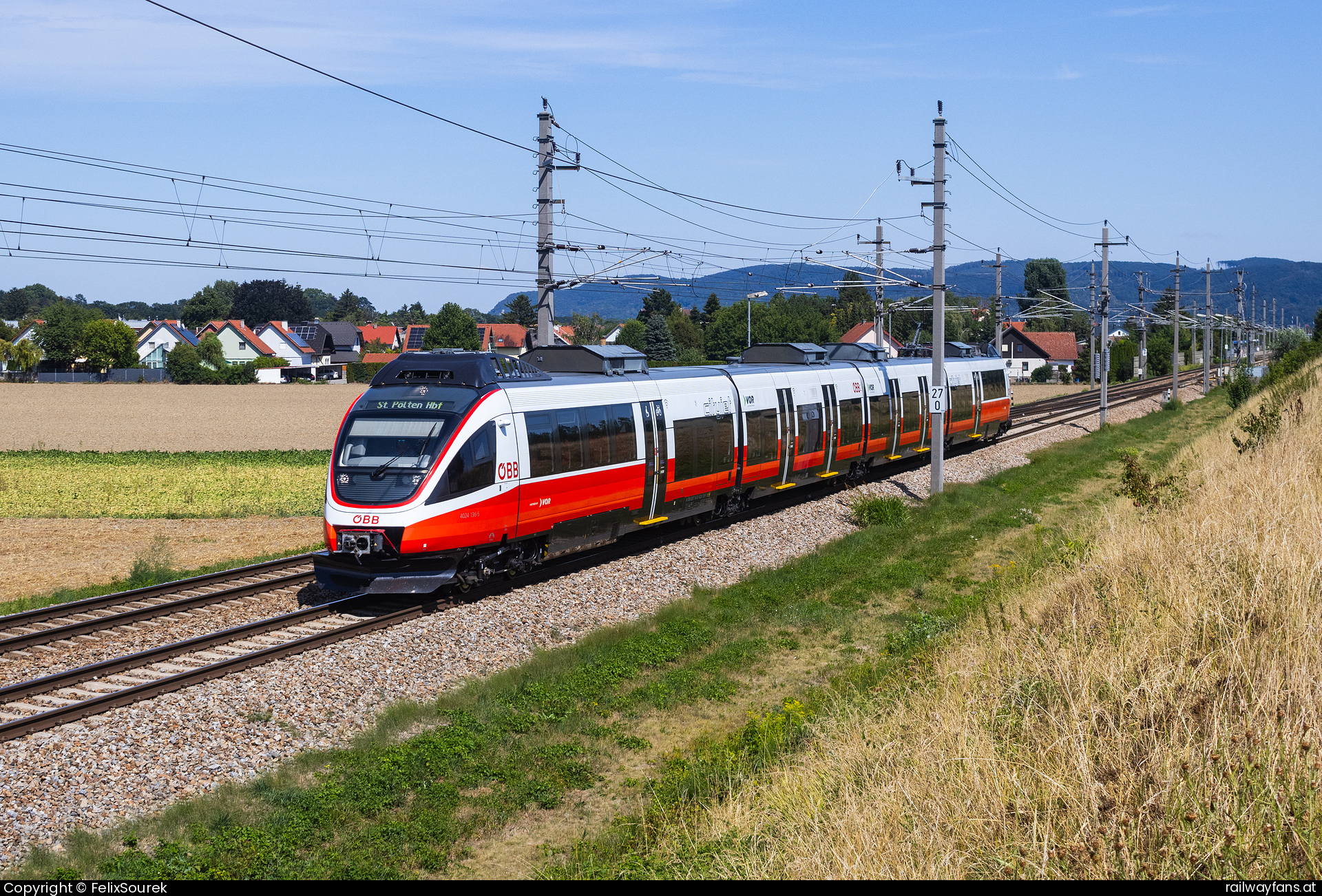 ÖBB 4024 136 in Wipfing Franz-Josefsbahn | Wien FJB - Ceske Velenice Railwayfans