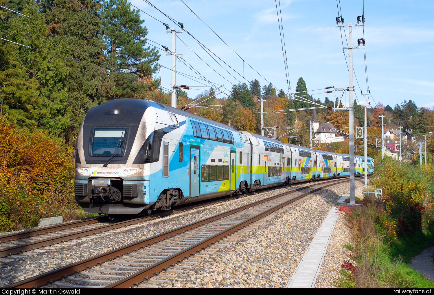 Westbahn 4010 121 in Tullnerbach  Railwayfans