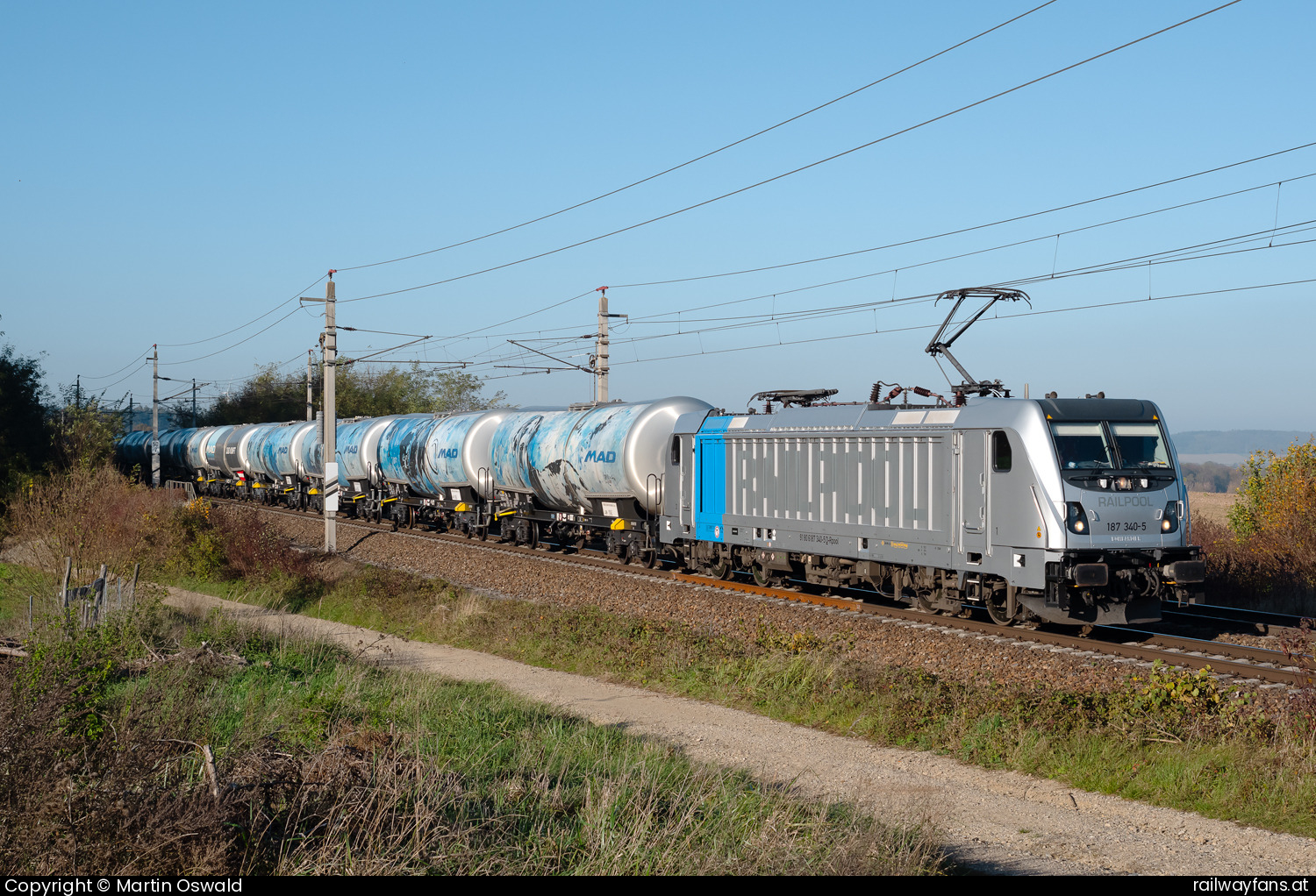 Railpool 187 340 in Schildberg - vermietet an BSAS EisenbahnVerkehrs GmbH & Co. KG.   Railwayfans