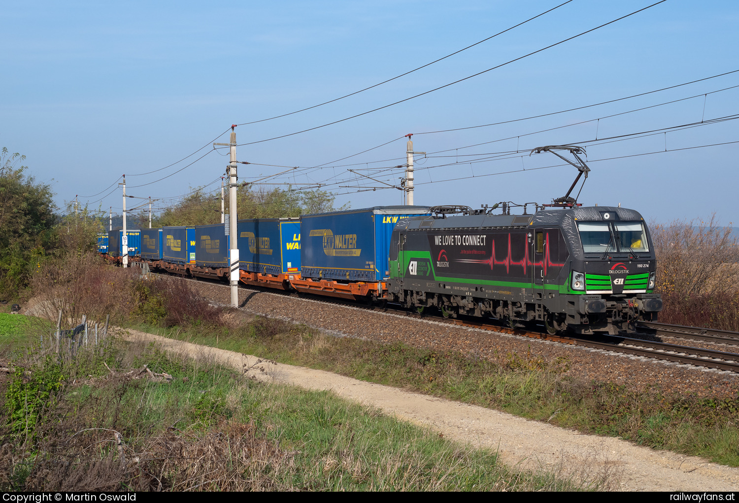 TX Logistik 193 274 in Schildberg Westbahn | Wien Westbahnhof - St. Pölten (alt) Railwayfans