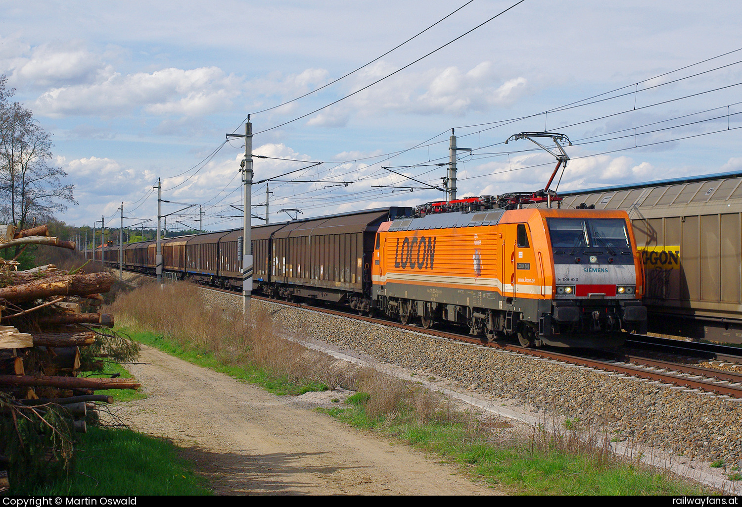 Locon 189 820 in Schildberg Westbahn | Wien Westbahnhof - St. Pölten (alt) Railwayfans