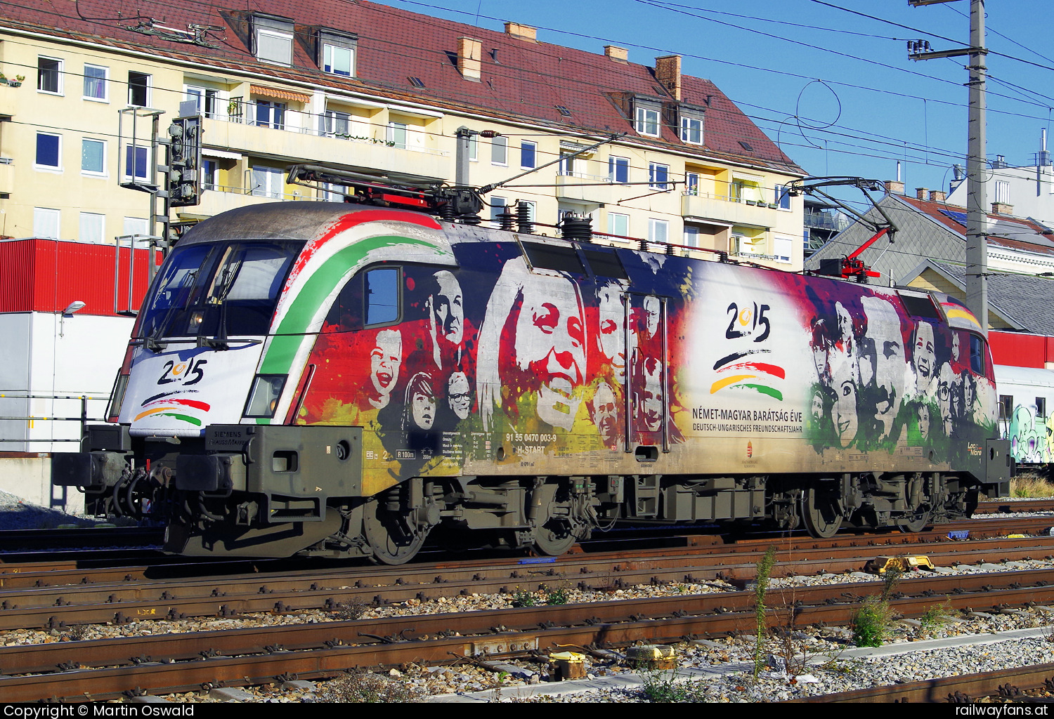 MÁV-START 470 003 in Wien Penzing Westbahn | Wien Westbahnhof - St. Pölten (alt) Railwayfans