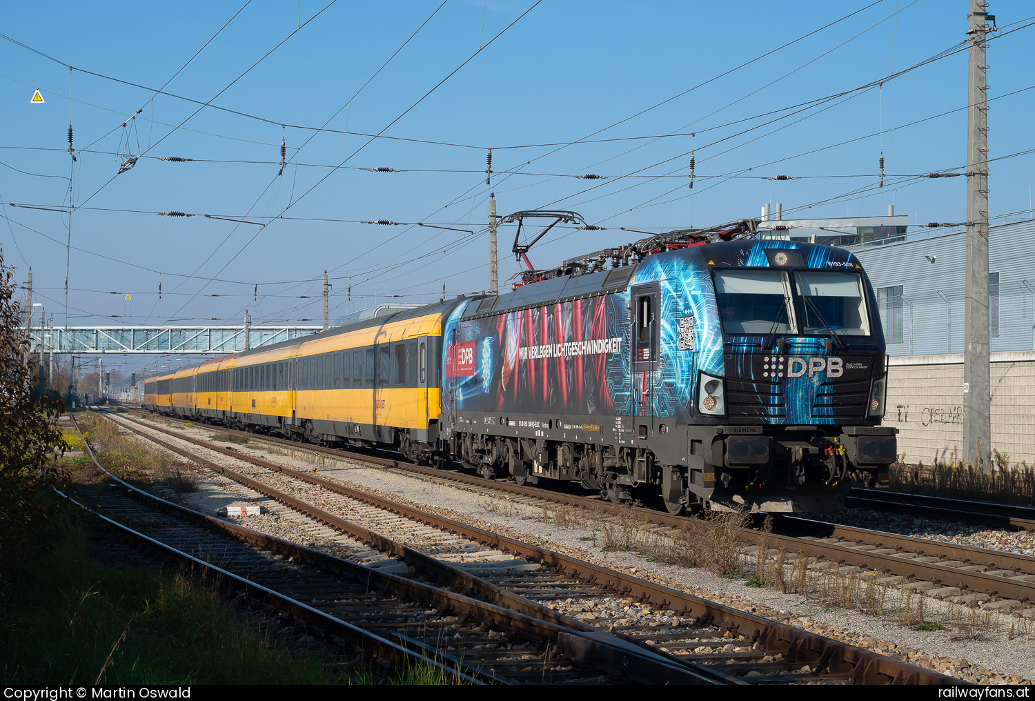 DPB 193 508 in Wien Oberlaa - Regiojet   Railwayfans