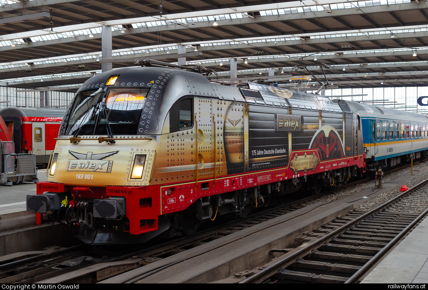 ALEX 183 001 in München Hbf  Railwayfans