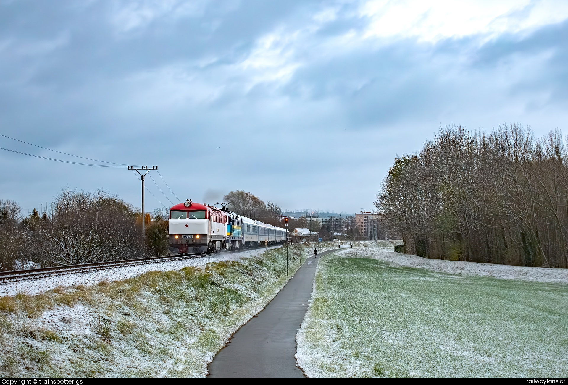 České dráhy 751 001 in Na Vyhlídce - CD 751 001 on IC ''Slovácký expres'' spotted in Staré Město u Uherského Hradiště   Railwayfans