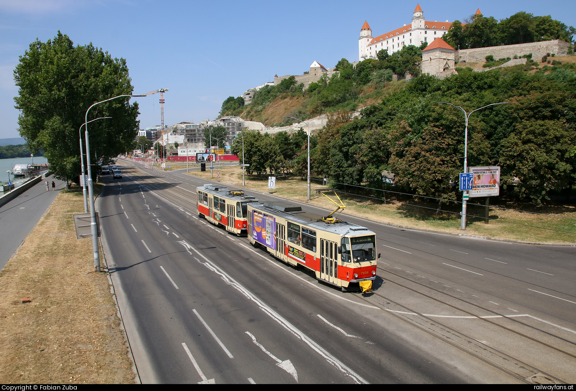 Dopravný podnik Bratislava 7939 in Bratislava Most SNP  Railwayfans