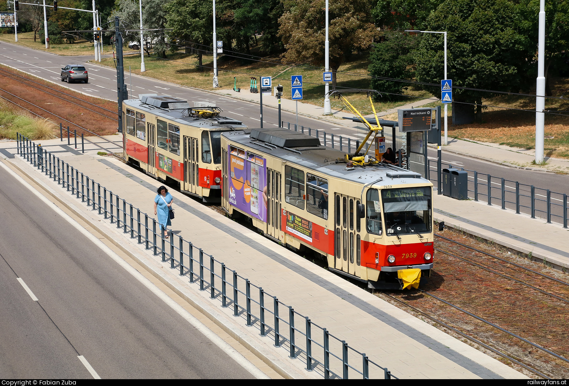 Dopravný podnik Bratislava 7939 in Bratislava Nad luckami  Railwayfans