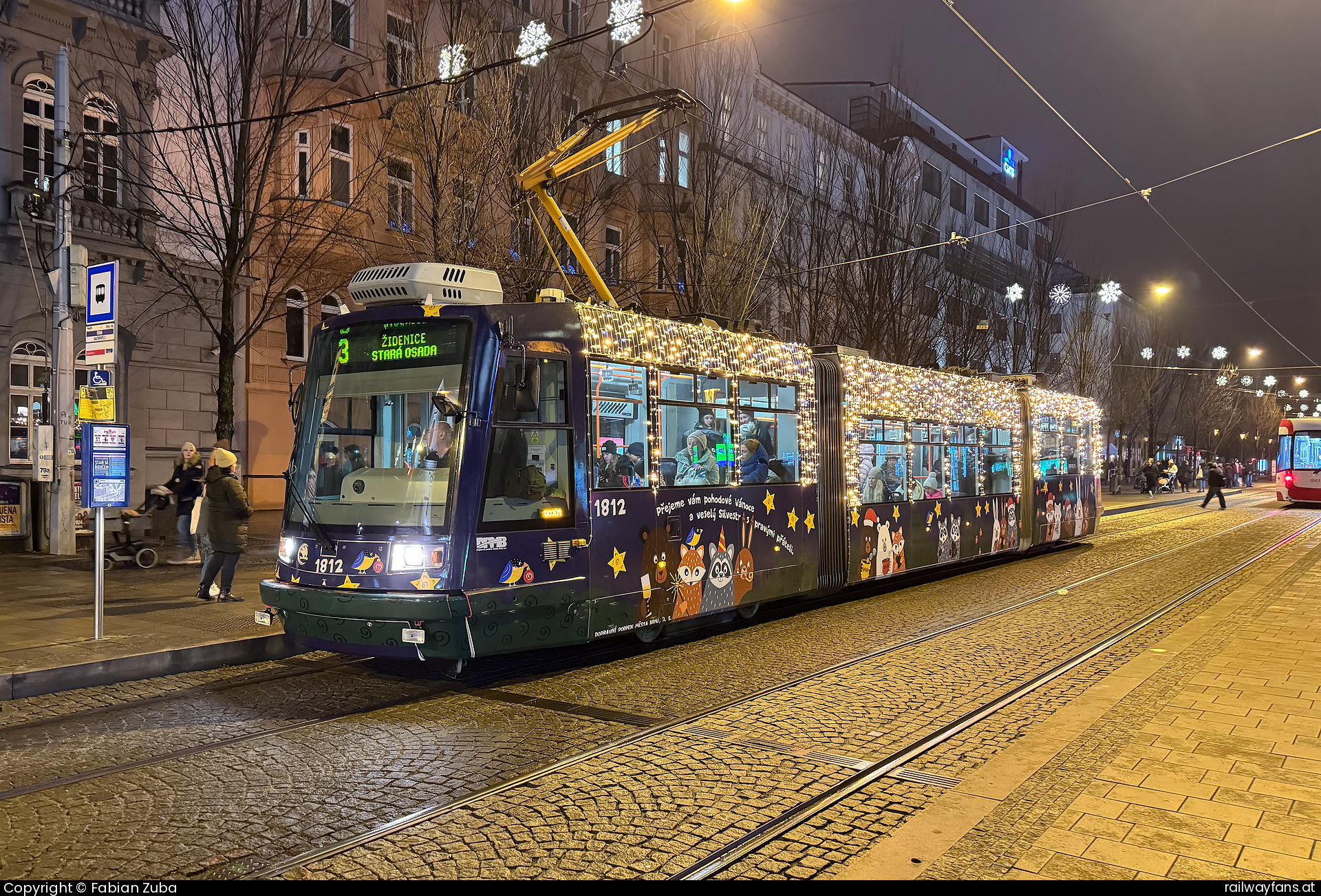 DPMB 1812 in Brno Česká  Railwayfans