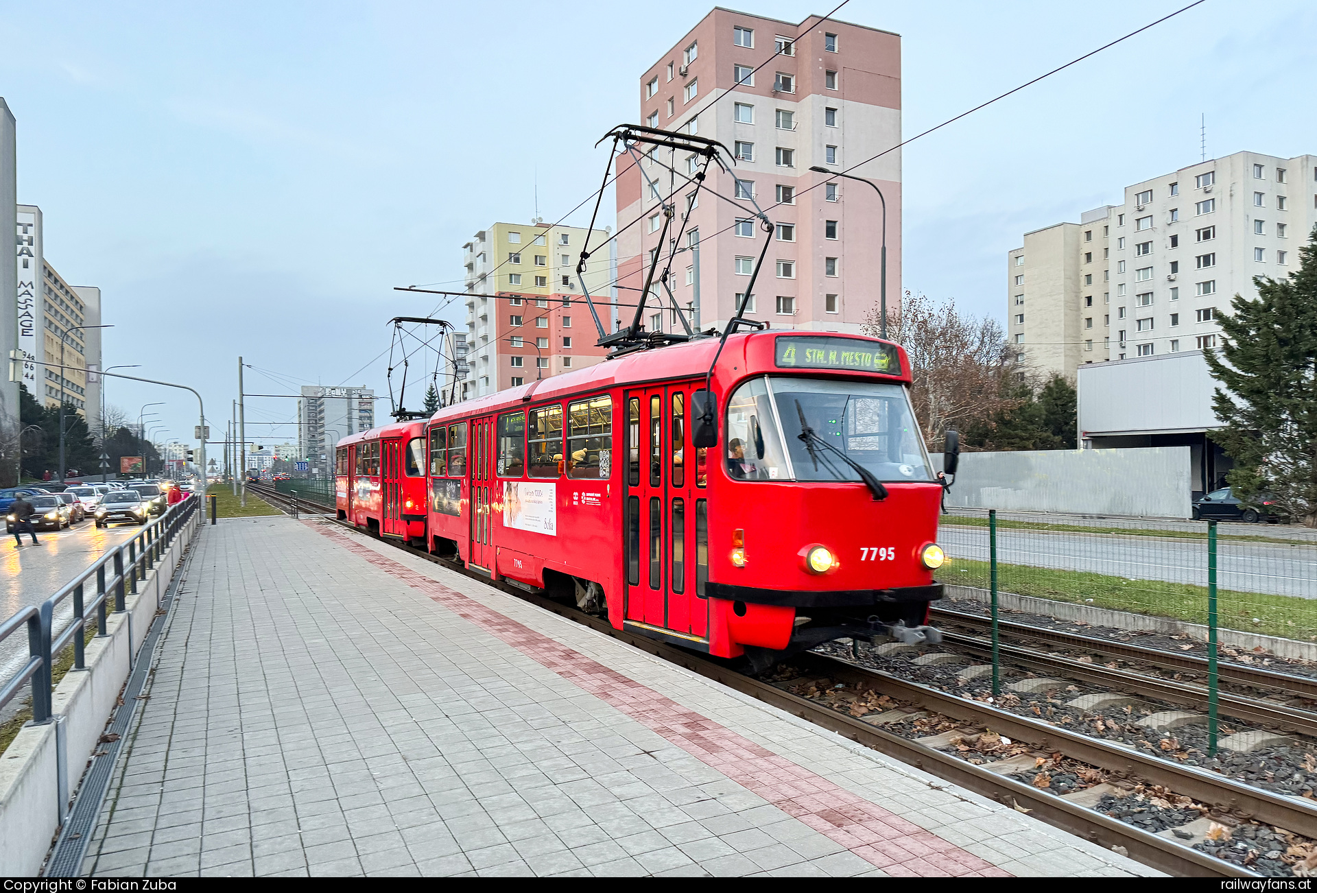 Dopravný podnik Bratislava 7795 in Bratislava Drobneho  Railwayfans