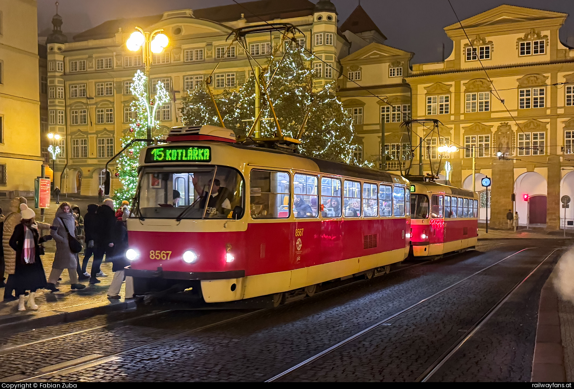 DPP 8567 in Praha Malostranske namesti  Railwayfans