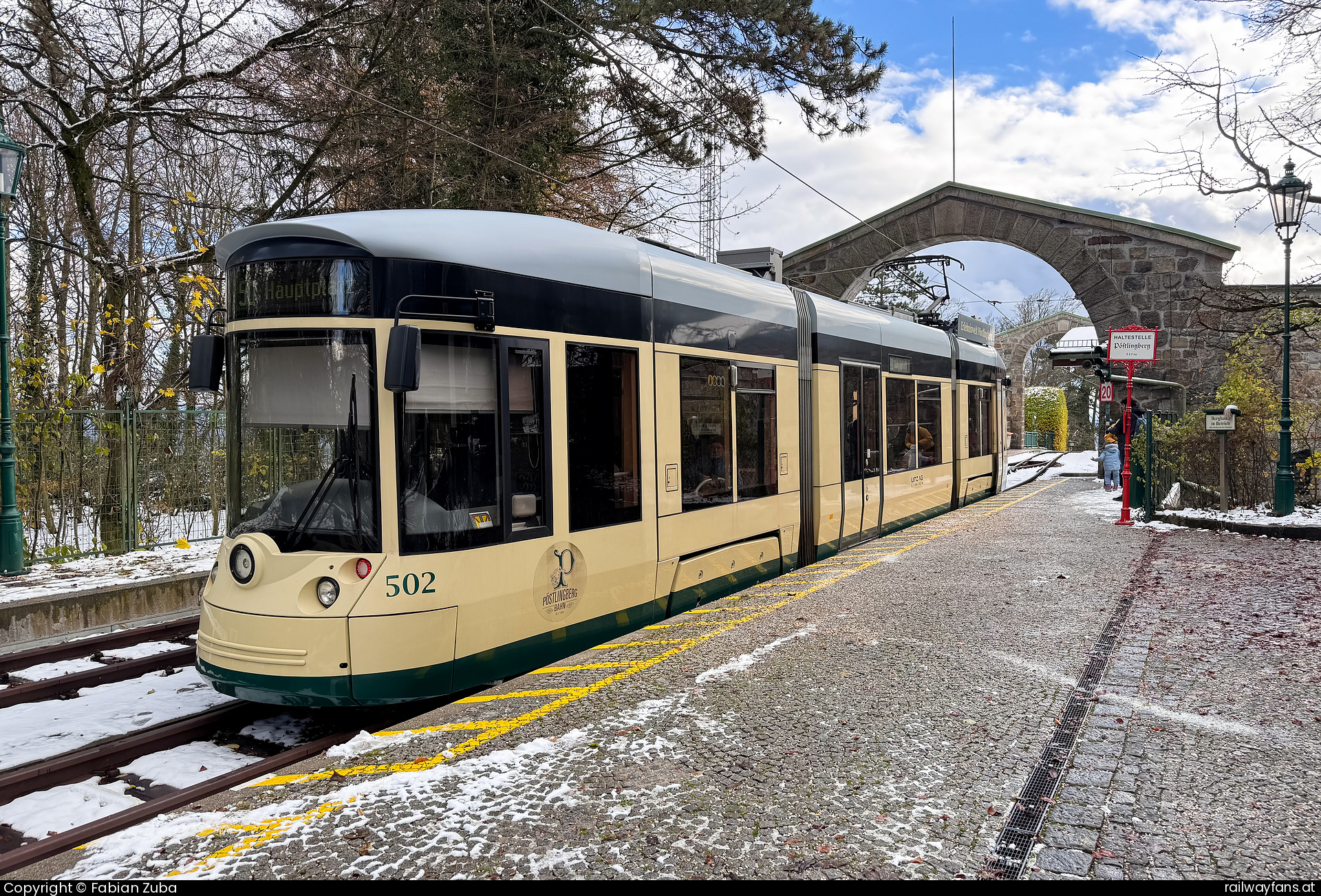 LINZ AG Linien 502 in Linz Pöstlingberg  Railwayfans