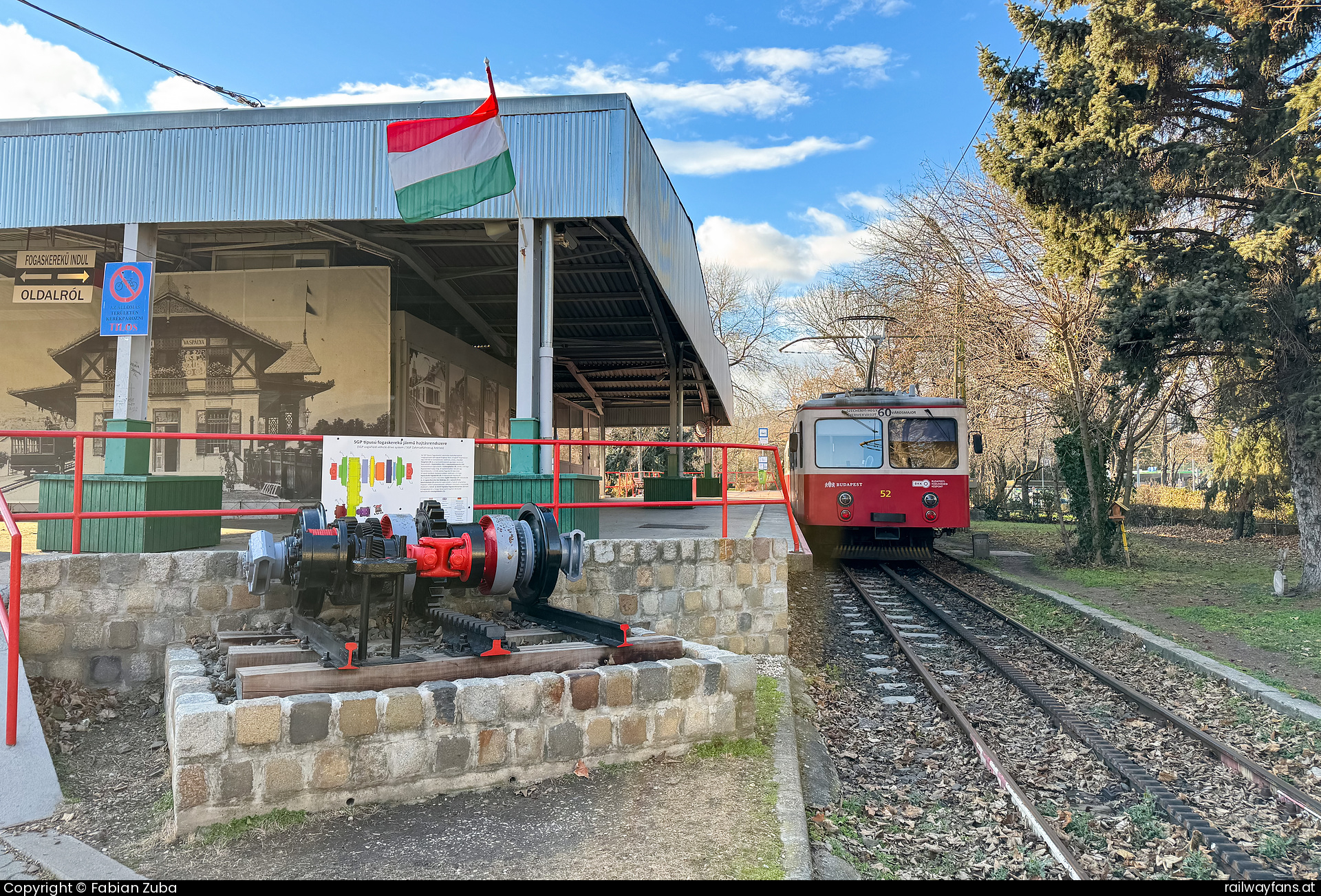 Budapesti Közlekedési Központ 52 in Budapest Varosmajor  Railwayfans