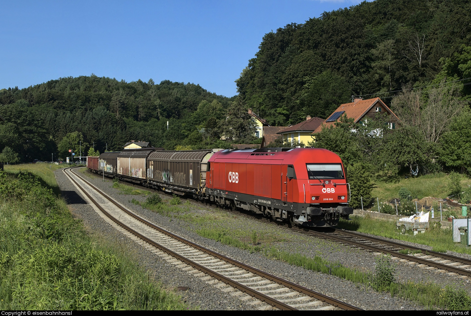 ÖBB 2016 094 in Laßnitzhöhe mit dem NG 64702 Steirische Ostbahn | Graz Hbf - Szentgotthard Railwayfans