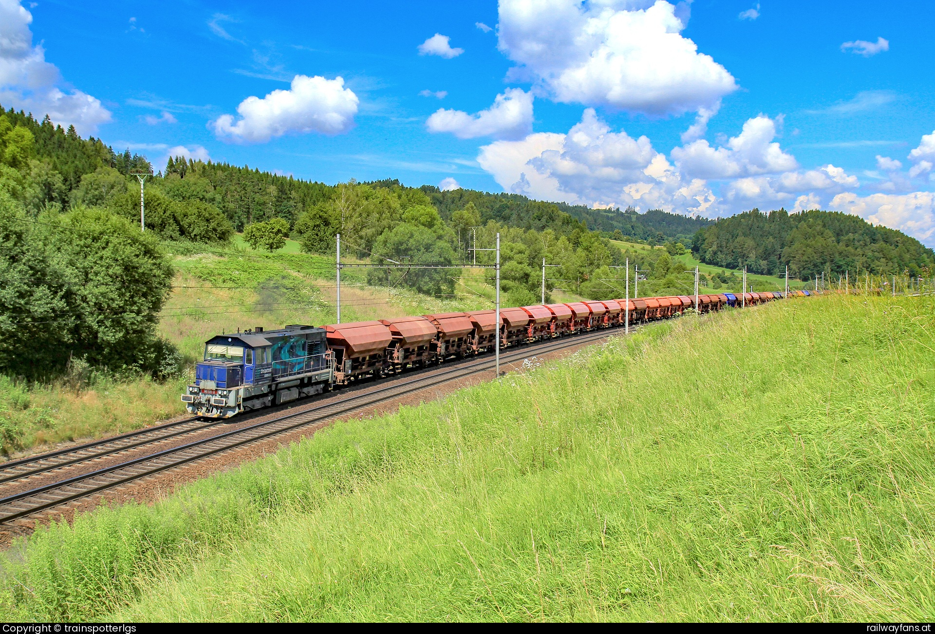 unido 741 511 in Lhotka u České Třebové - UNIDO 741 511 spotted near Dlouhá Třebová   Railwayfans