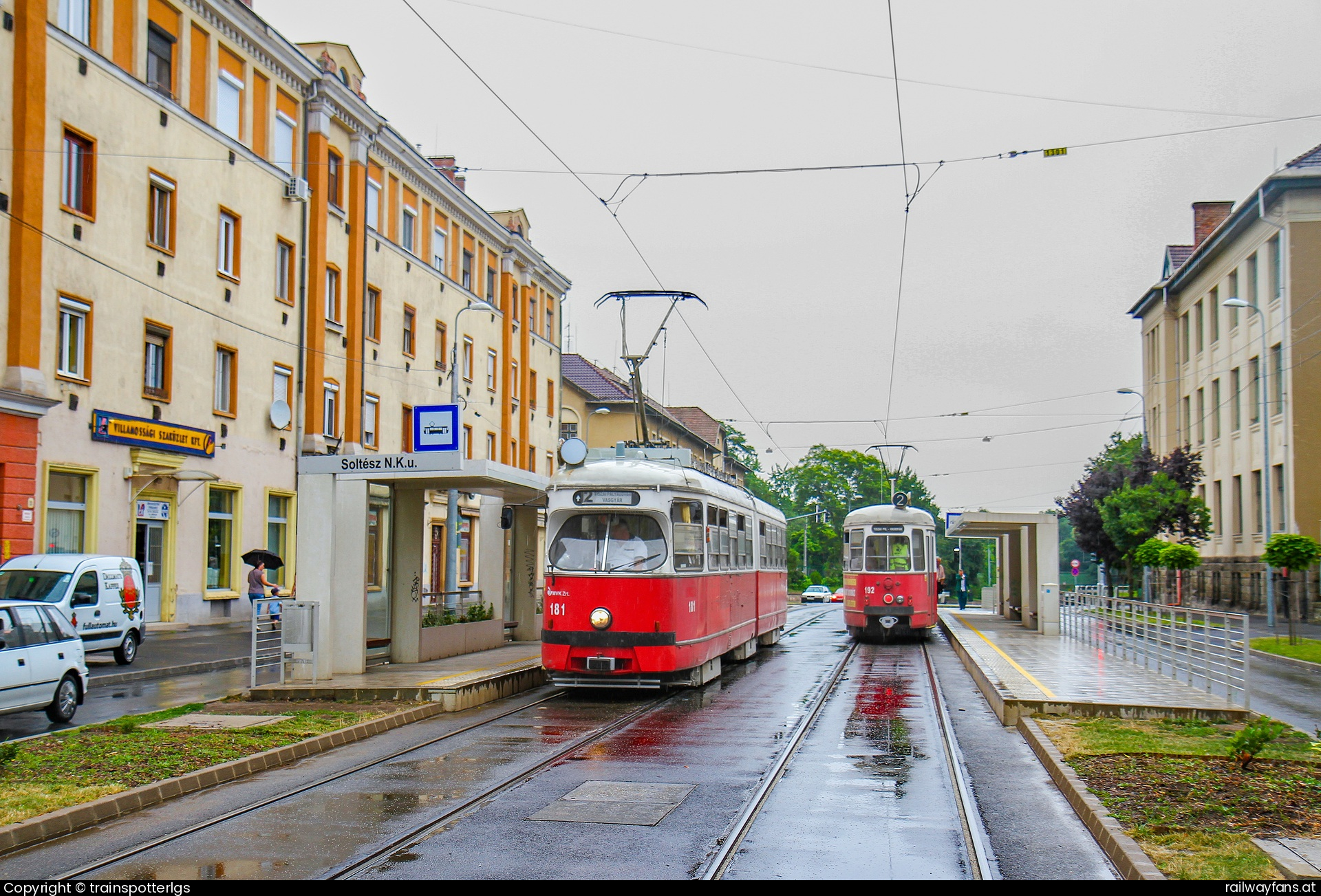 MVK 181 in Bajcsy-Zsilinszky út - MVK E1 181 on L2 spotted in Soltész Nagy Kálmán utca   Railwayfans