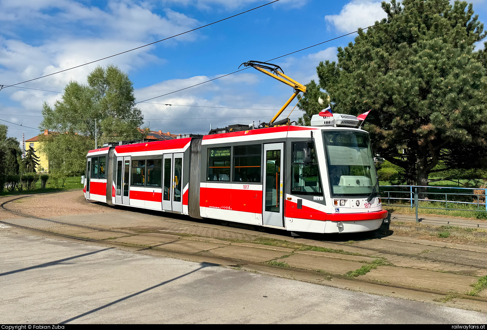 DPMB 1817 in Brno Stara osada  Railwayfans