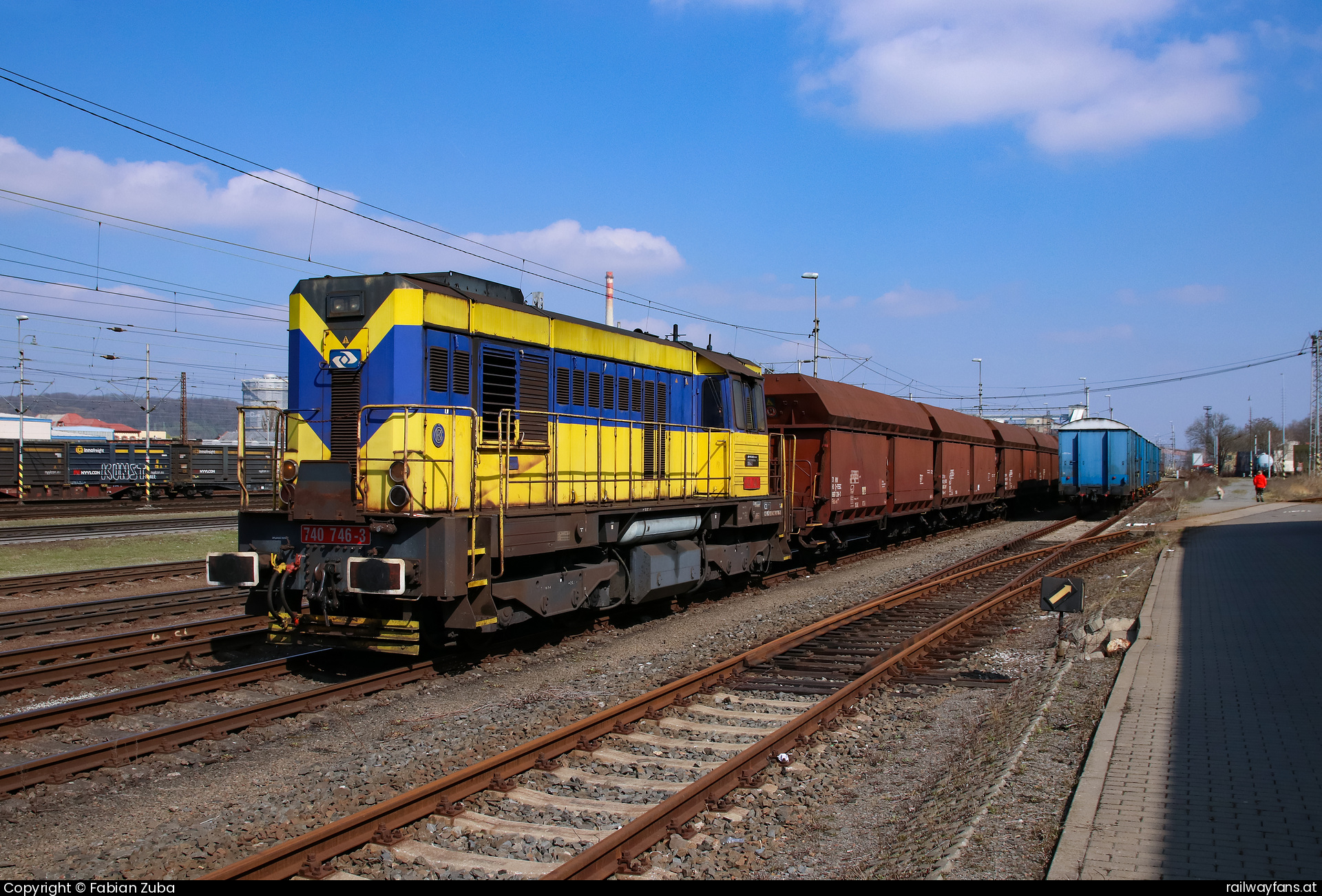 PKP Cargo International 740 746 in Ostrava hl.n. mit dem -  Railwayfans