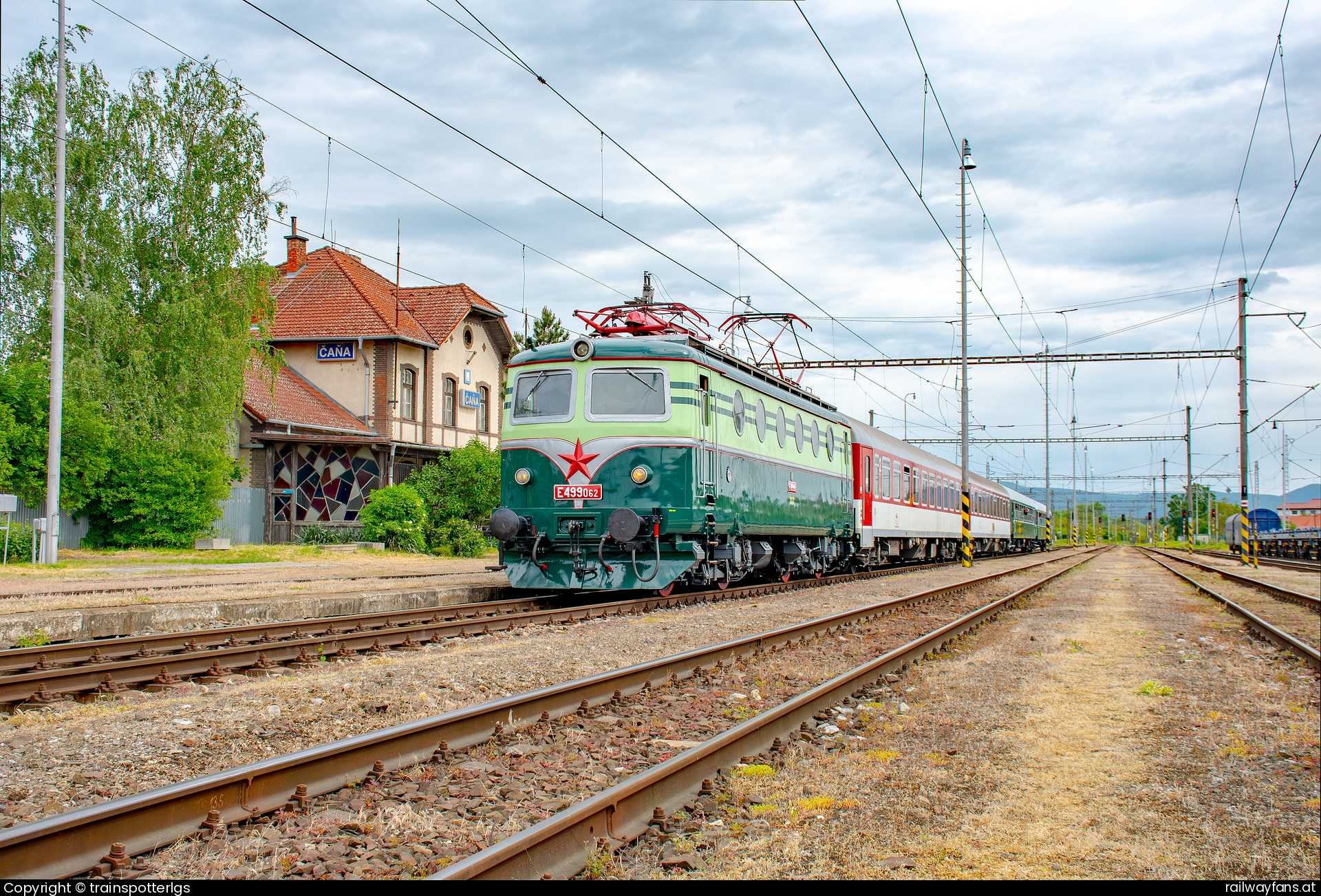 ZKT 140 062 in Čaňa - ZKT 140 062 on Special Train (KE-Cana) spotted in Cana   Railwayfans