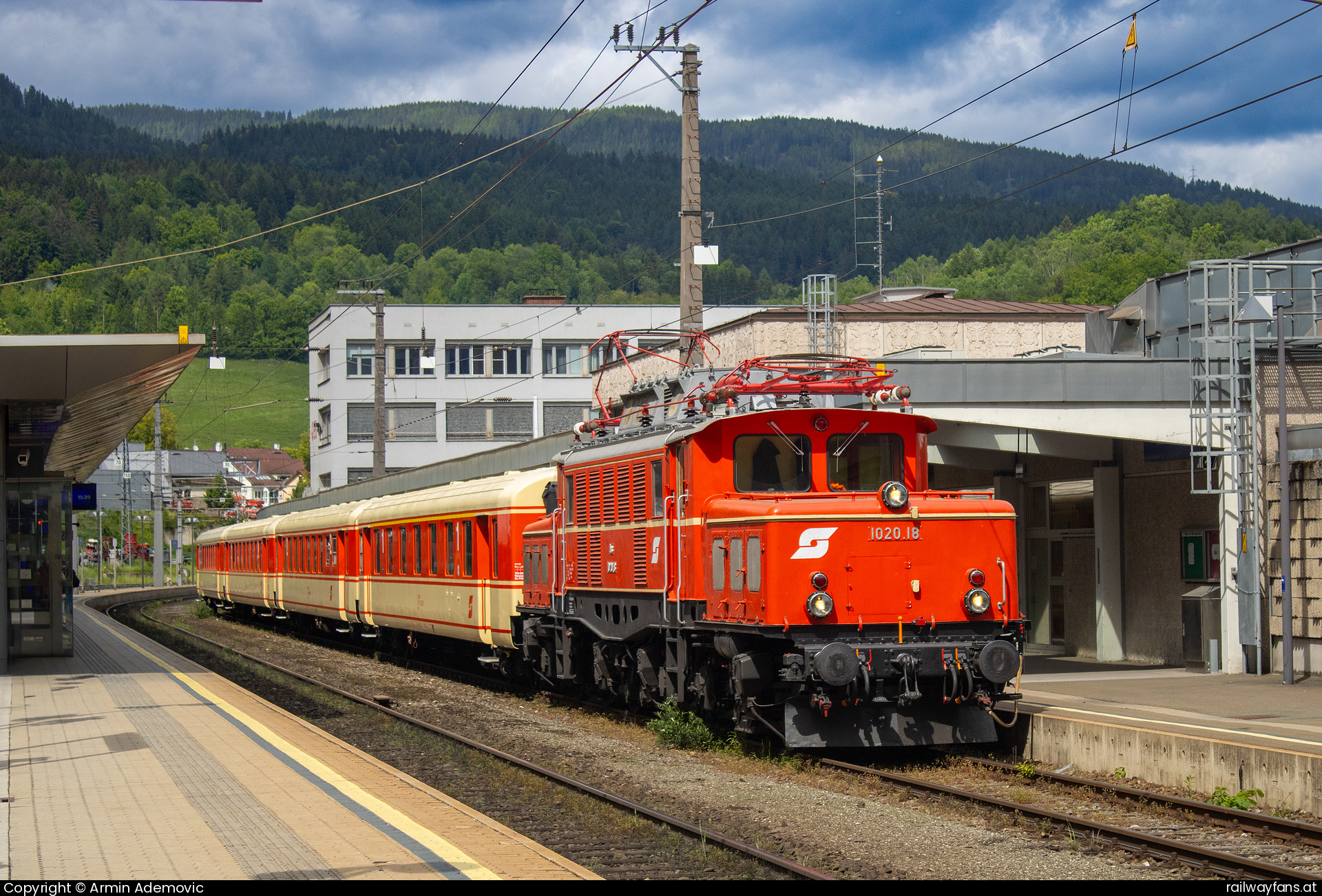 EBFL 1020 018 in Leoben Hbf Kronprinz Rudolf-Bahn Railwayfans