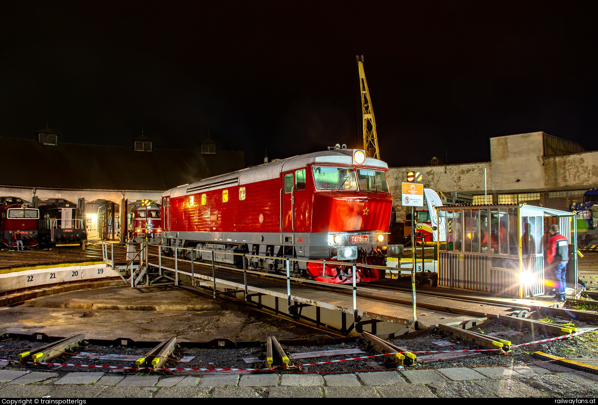 ŽSR – Eisenbahnmuseum der Slowakischen Republik 751 201 in Bezirk Kaschau IV - ZSR 751 201 spotted in Kosice -Depo on Turntable    Railwayfans