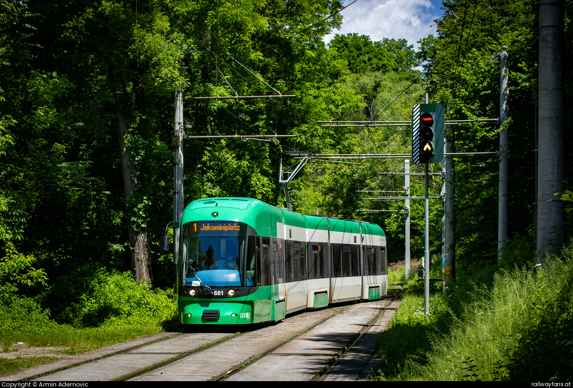 Graz Linien Cityrunner 661 in Sankt Johann Graz Linie 1 | Mariatrost – Eggenberg Railwayfans