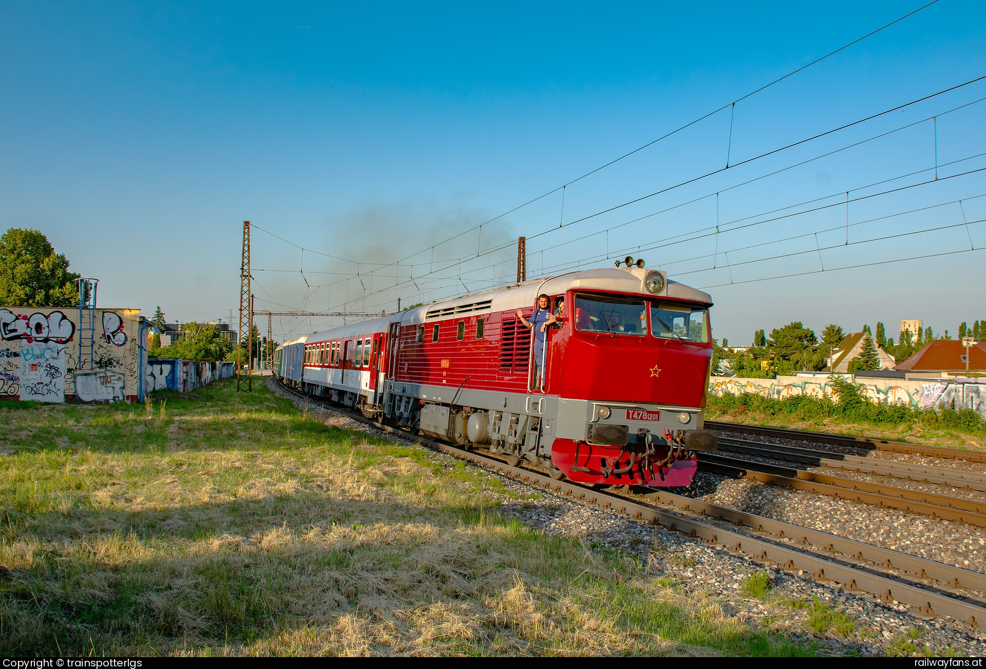 ŽSR – Eisenbahnmuseum der Slowakischen Republik 751 201 in Jurská - ZSR/MDC 751 201 ''Albatros Bardotka''  spotted in Bratislava - Vinohrady   Railwayfans