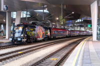 1116 216 ÖBB  Wien HBF Bahnhofsbild RJX 160 Railwayfans