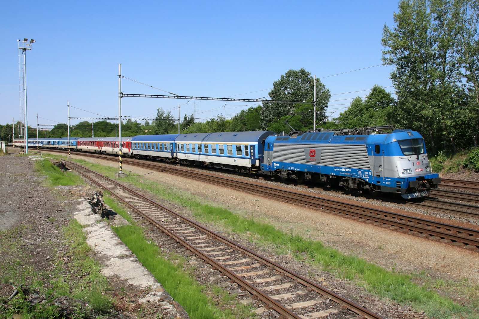380 007 České dráhy Praha - Bohumin Lipnik nad Becvou    Railwayfans