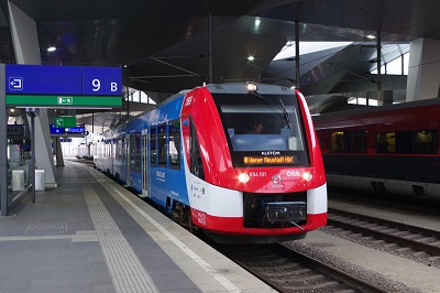 Alstom Transport Deutschland 654 101 in Wien Hauptbahnhof