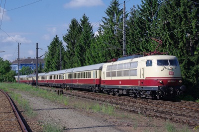 DB Fernverkehr AG 103 184 in Wien Heiligenstadt