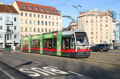 Wiener Linien 87 in Wien Praterstern