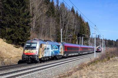 1216 019 ÖBB Südbahn | Wien Hbf -  Spielfeld Straß Steinhaus RJ 133   Railwayfans