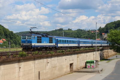 371 015 České dráhy Dresden - Decin (Elbtalbahn) Königstein    Railwayfans