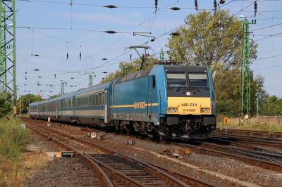 480 014 MÁV-START Hegyeshalom - Budapest (Raaber Ostbahn) Freie Strecke  Großhaarbach  Railwayfans